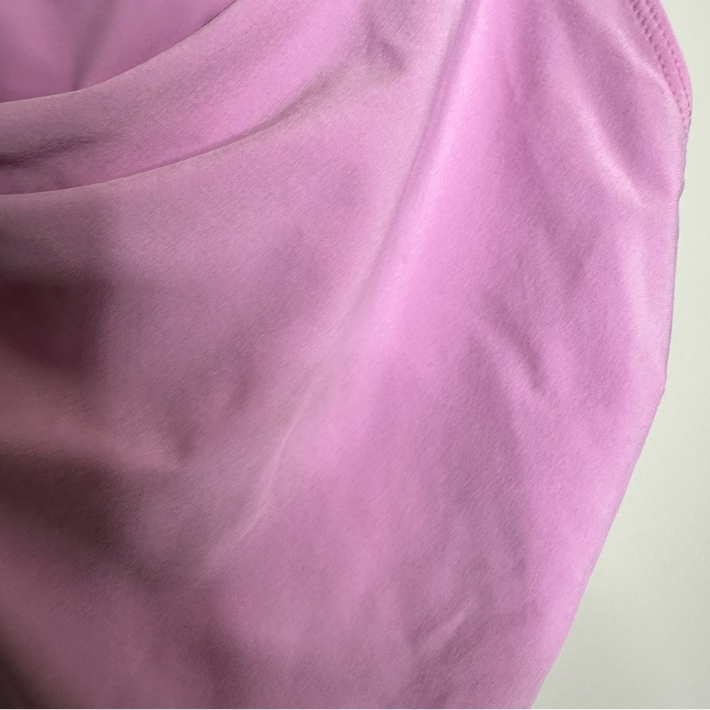 Abercrombie & Fitch One-Shoulder Traveler Activewear Mini Dress in Purple - Picture 4 of 8